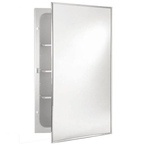 white steel medicine cabinet|stainless steel medicine cabinet recessed.